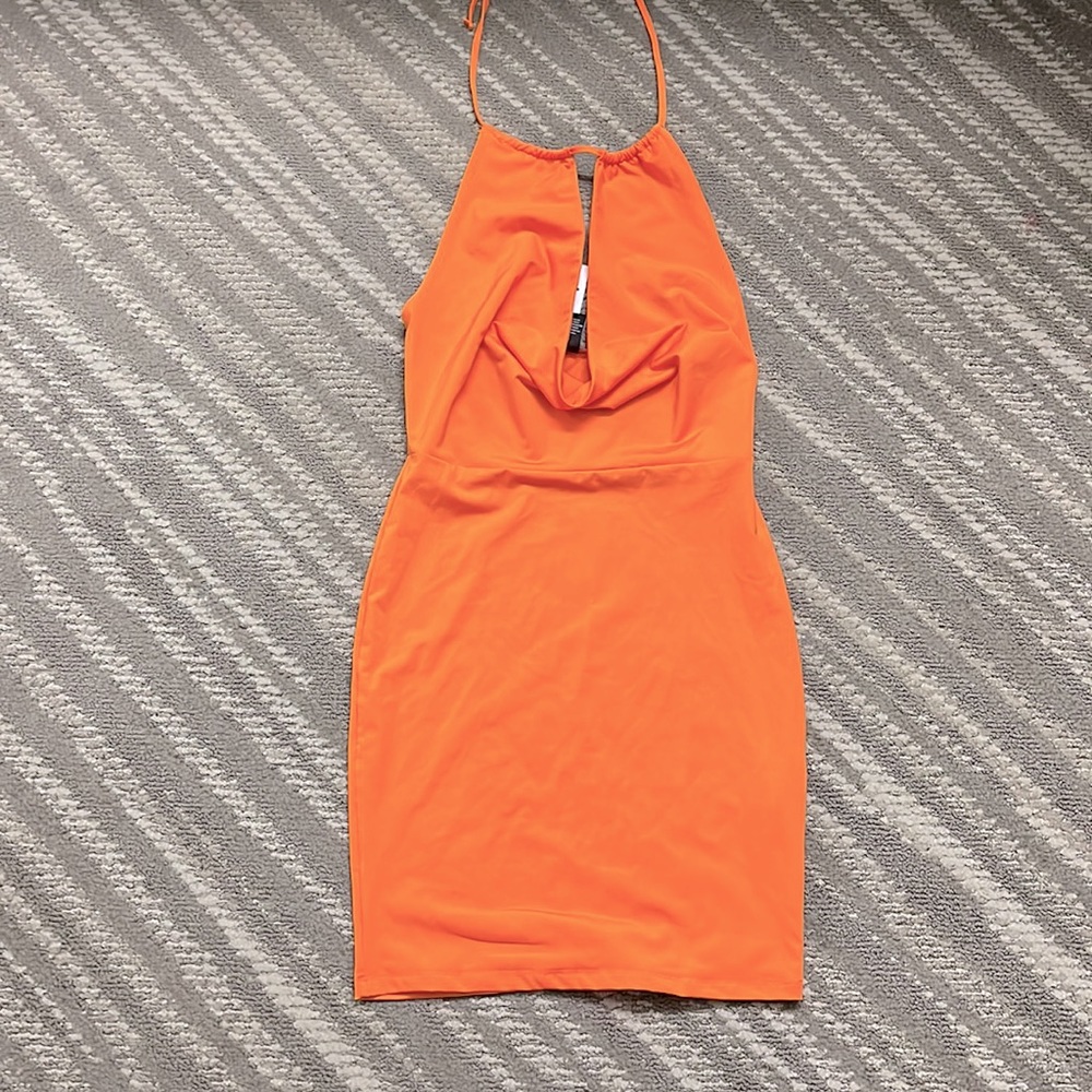 Orange summer dress